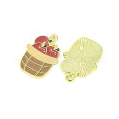 Golden Plated Alloy Enamel Pendants&nbsp;ENAM-Z017-02G