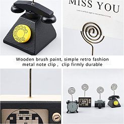 Wooden Message Clip&nbsp;DJEW-OC0001-01