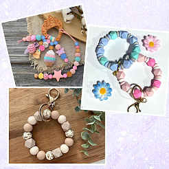 60Pcs 10 Colors Food Grade Eco-Friendly Silicone Beads&nbsp;SIL-SP0001-05