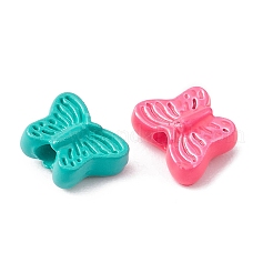 Spray Painted Alloy Beads&nbsp;PALLOY-YW0001-59