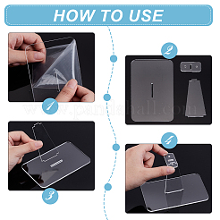 4Pcs Acrylic Action Figure Display Holders&nbsp;ODIS-GA0001-51A