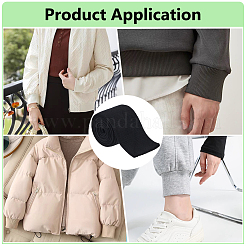 1Pc Polycotton Ribbing Fabric for Cuffs&nbsp;OCOR-BC0007-83A