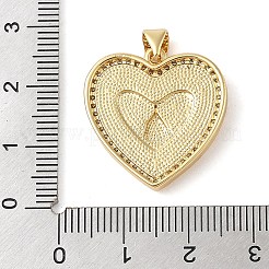 Brass & Shell & Clear Cubic Zirconia Pendants&nbsp;KK-I712-04G