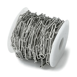 Tarnish Resistant 304 Stainless Steel Rectangle Link Chains&nbsp;CHS-K018-07P