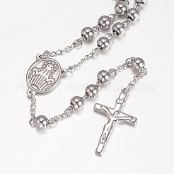Tarnish Resistant 201 Stainless Steel Necklaces&nbsp;NJEW-K063-03P