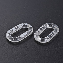 Transparent Acrylic Linking Rings&nbsp;OACR-N009-013B-04