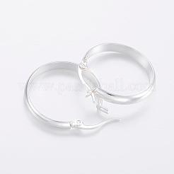 304 Stainless Steel Hoop Earrings&nbsp;EJEW-H327-02B