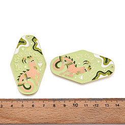 Rack Plating Alloy and Enamel Big Pendants&nbsp;ENAM-T021-29C
