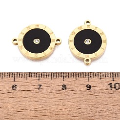 304 Stainless Steel Enamel Connector Charms&nbsp;STAS-Q111-09G