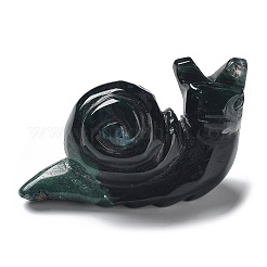 Natural Gemstone Carved Healing Snail Figurines&nbsp;G-K342-02