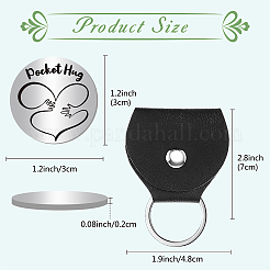 2Pcs 2 Style PU Leather Guitar Clip&nbsp;AJEW-CN0001-21C