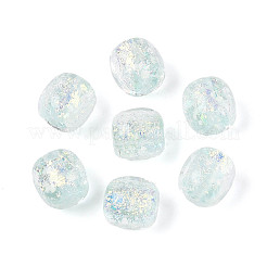 Handmade Foil Lampwork Beads Strands&nbsp;FOIL-T008-01F