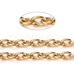 Ion Plating(IP) 304 Stainless Steel Cable Chains&nbsp;CHS-O008-03G