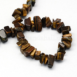 Natural Tiger Eye Stone Bead Strands&nbsp;X-G-R192-B32