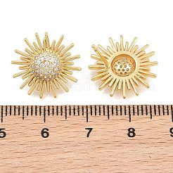 Brass Micro Pave Cubic Zirconia Stud Earrings for Women&nbsp;KK-CBA17E5-04G