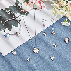 36Pcs 6 Style 304 Stainless Steel Pendants&nbsp;STAS-UN0024-76