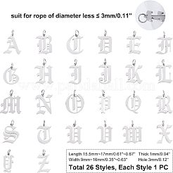 201 Stainless Steel Pendants&nbsp;STAS-UN0012-78P