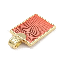 Real 18K Gold Plated Rack Plating Brass Enamel Pendants&nbsp;KK-M293-43G-04