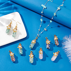 20Pcs Glass Bottle European Dangle Charms&nbsp;PALLOY-PH01837