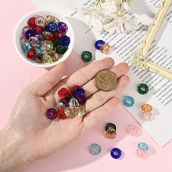 80Pcs 8 Colors Epoxy Resin European Beads&nbsp;RPDL-YW0001-16