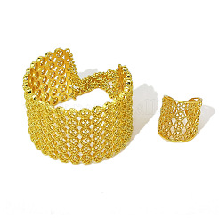 Alloy Chain Tassel Bangles & Cuff Ring Sets&nbsp;FS-WG89C4D-01