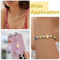 70Pcs 7 Colors Transparent Glass Beads&nbsp;GLAA-CJ0002-92