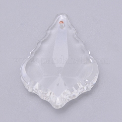 Transparent Glass Big Pendants&nbsp;GLAA-WH0022-19