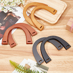 6Pcs 3 Style Wooden U-Shaped Bag Handles&nbsp;FIND-PH0010-45