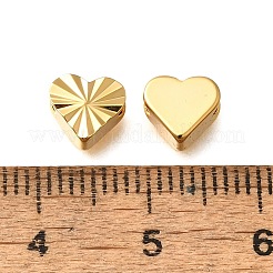 Brass Textured Beads&nbsp;KK-Z092-01D-G