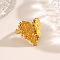 304 Stainless Steel Open Cuff Rings for Women&nbsp;WG90B79-01