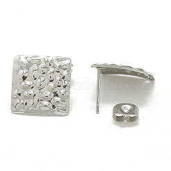 Non-Tarnish 304 Stainless Steel Stud Earring Findings&nbsp;LS-X-STAS-Q225-01A