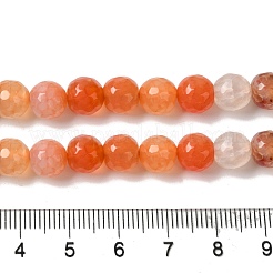 Dyed & Heated Natural Dragon Veins Agate Beads Strands&nbsp;G-P539-A01-15