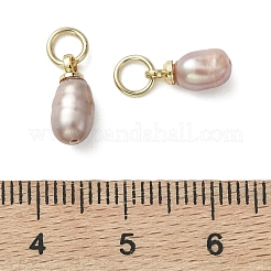 Natural Cultured Freshwater Pearl Pendants&nbsp;PALLOY-JF05301-01