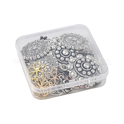 60Pcs 20 Styles Tibetan Style Alloy Pendants&nbsp;FIND-FS0005-06