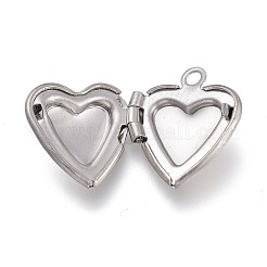 Non-Tarnish 316 Stainless Steel Locket Pendants&nbsp;X-STAS-Z010-03B