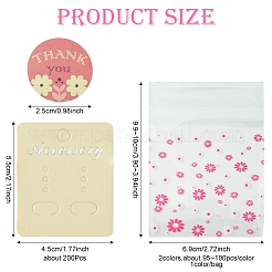 200Pcs Earring Displays Cards&nbsp;CDIS-FS0001-16
