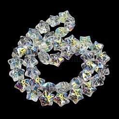 Electroplate Baking Paint Glass Beads Strands&nbsp;EGLA-K061-12A