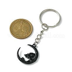 Alloy Moon Pendant Keychain&nbsp;KEYC-JKC00720-01