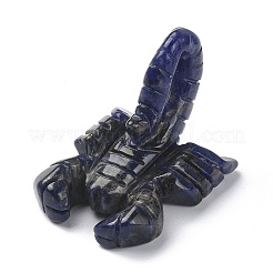 Natural Sodalite Carved Healing Scorpion Figurines&nbsp;DJEW-M008-01B