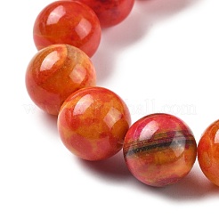 Natural Multi-Color Agate Beads Strands&nbsp;G-A261-B03-14mm