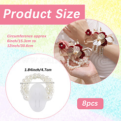 Plastic Imitation Pearl Stretch Bracelets&nbsp;AJEW-WH20064-04