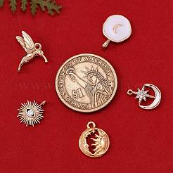 10Pcs 5 Style Brass Pendants&nbsp;KK-SZ0001-59G