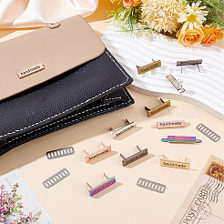 12Pcs 6 Colors Zinc Alloy Bag Lock Catch Clasps&nbsp;DIY-CL0002-74