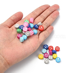 100Pcs 10 Colors Handmade Polymer Clay Beads&nbsp;CLAY-YW0001-64