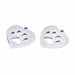 Non-Tarnish 201 Stainless Steel Pet Pendants&nbsp;STAS-S110-093P