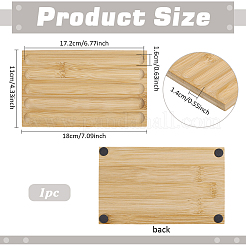 Multi-Slot Bamboo Signature Pen Holder&nbsp;OFST-WH0004-165