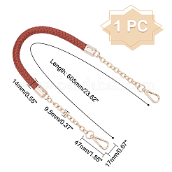 PU Leather Braided Bag Handles&nbsp;DIY-WH0366-84KCG