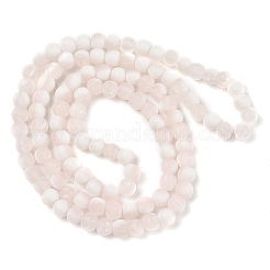 Frosted Crackle Glass Beads Strands&nbsp;GLAA-U001-6mm-M12