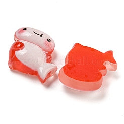 Ice Ocean Theme Opaque Resin Cabochons&nbsp;CRES-D040-02D
