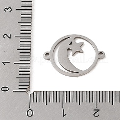 Tarnish Resistant 201 Stainless Steel Connector Charms&nbsp;STAS-S126-03P
